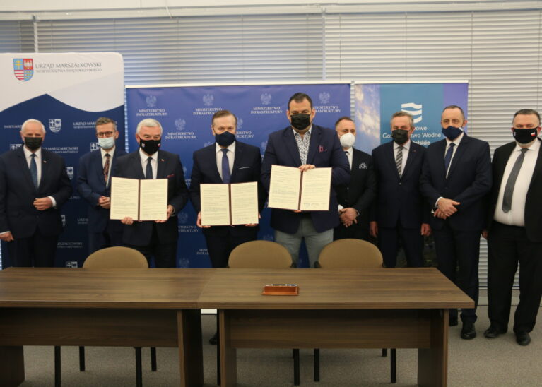 Podpisano porozumienie o współpracy przy budowie zbiornika Bzin w Skarżysku-Kamiennej
